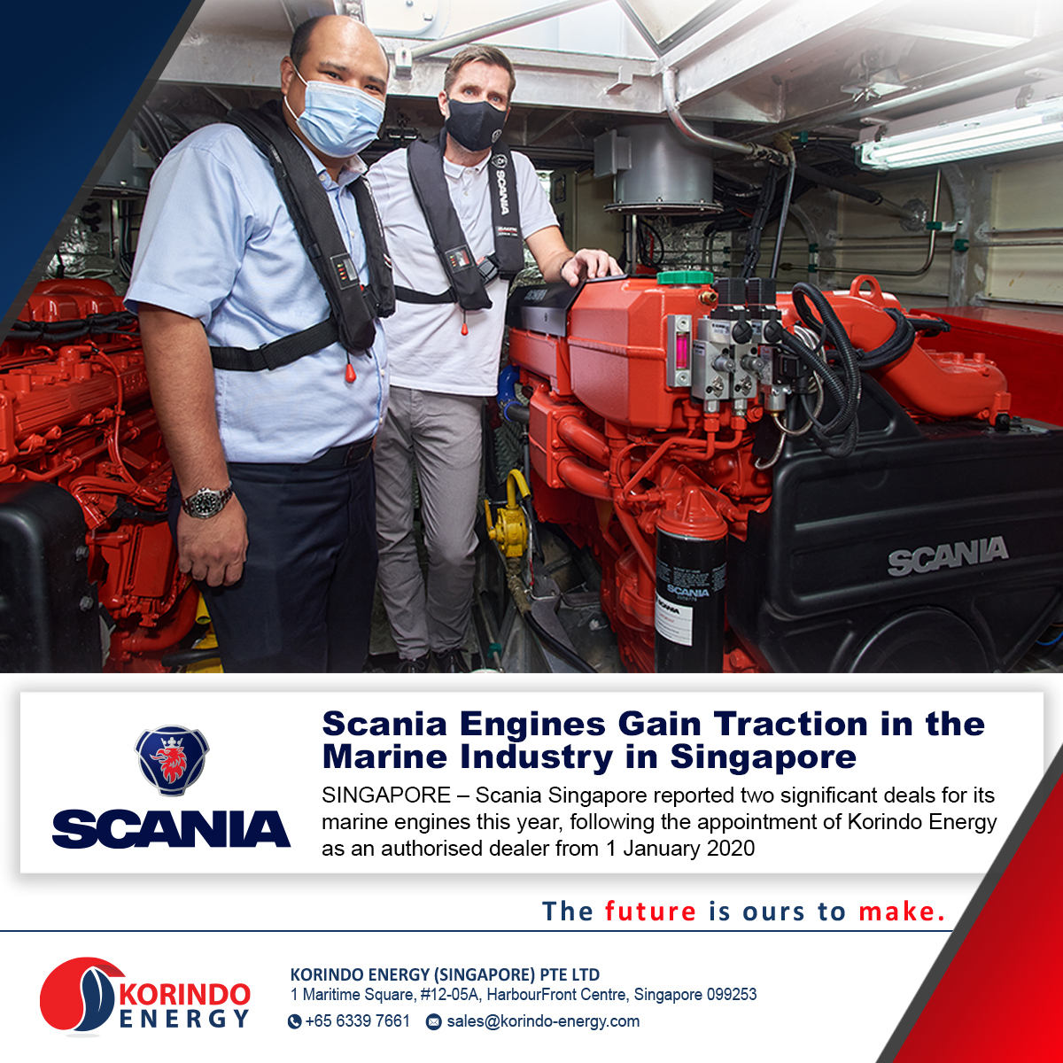 Scania Engines Gain Traction in the Marine Industry in Singapore