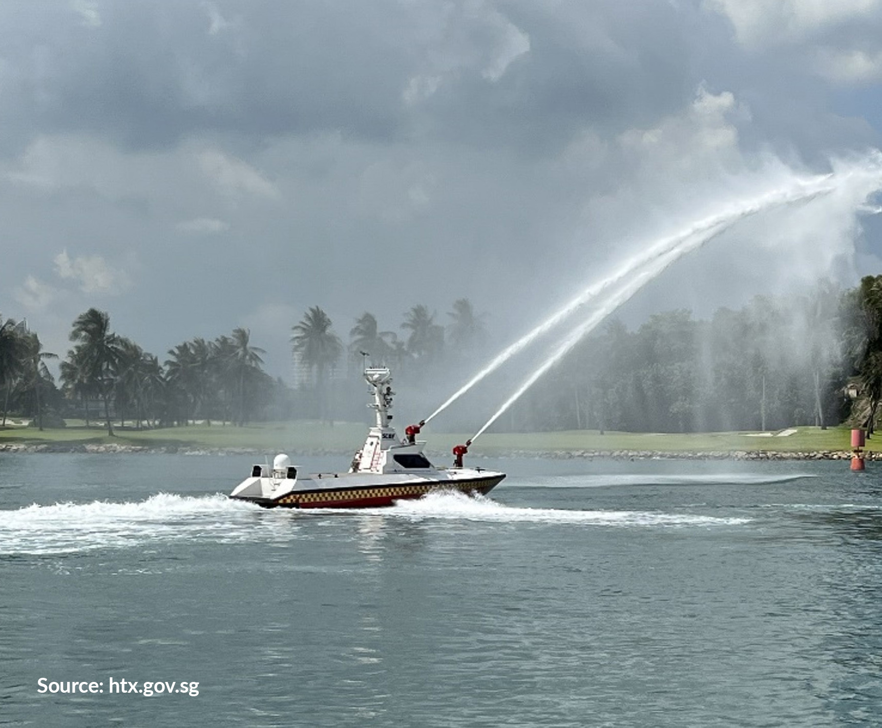 Firefighting (FiFi) Unmanned Surface Vessel (USV)